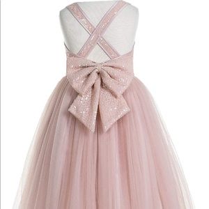 NEW Crossed Straps Flower Girl Dresses
